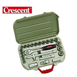 CRESCENT - CRESCENT CTK25EU Profesyonel Lokma Anahtar Takımı, 25Parça