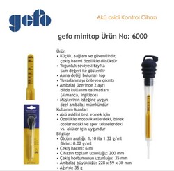 GEFO 6000 Mini Top Akü Bomesi - Thumbnail