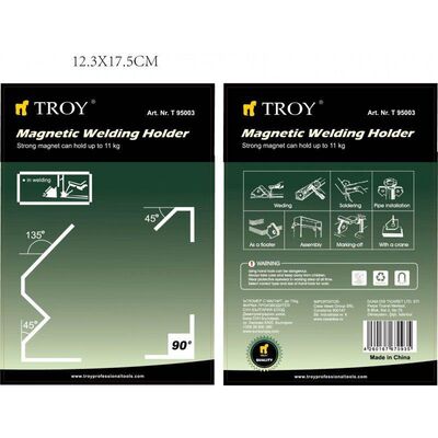 TROY 95003 Mıknatıslı Kaynak Tutucu, 11kg 