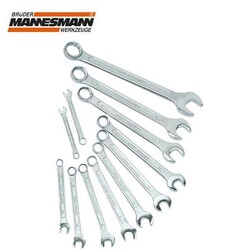 MANNESMANN - Mannesmann 130-08 DIN Kombine Anahtar Takımı (8 parça, 8-19mm)