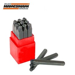 MANNESMANN - Mannesmann 245-04 Rakam Zımba Seti 4 mm