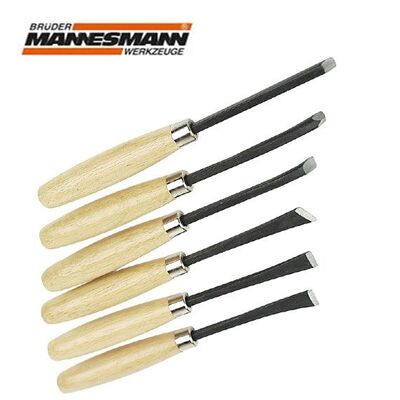 Mannesmann 690-EX 160 Ahşap Oyma Bıçak Seti (6 Parça)