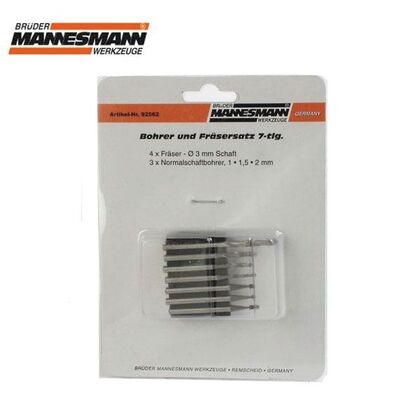 Mannesmann 92562 Mini Matkap Ucu Seti (7 Parça)