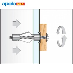 MEA HRM 6/32 Metal Boşluk Dübeli (13x65mm, 100 adet) - Thumbnail