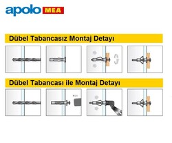 MEA HRM 6/32 Metal Boşluk Dübeli (13x65mm, 100 adet) - Thumbnail