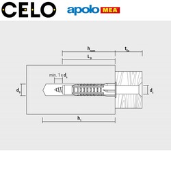 MEA MZ 10 Dübel (10x50mm, 50 adet) - Thumbnail