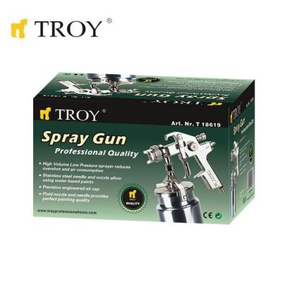 TROY 18619 Profesyonel Boya Tabancası (1.8mm)