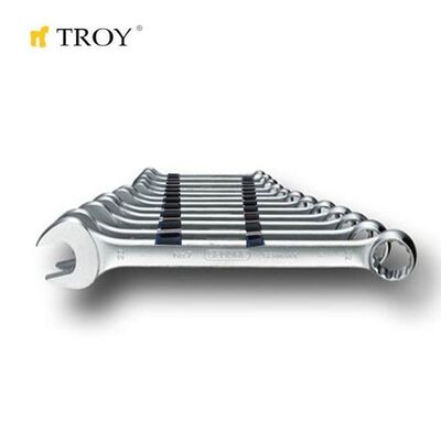 TROY 21512 Kombine Anahtar Takımı - 12 Parça (6-22mm)