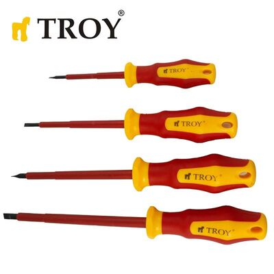 TROY 22311 VDE İzoleli Tornavida Seti, 8 Parça