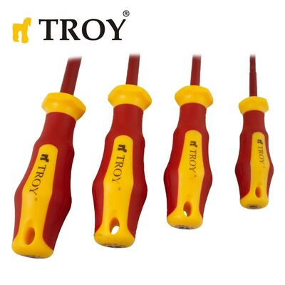 TROY 22311 VDE İzoleli Tornavida Seti, 8 Parça