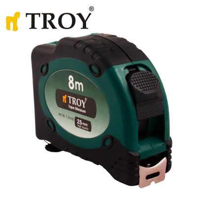 TROY 23100 Lazerli Şerit Metre 8 x 25mm