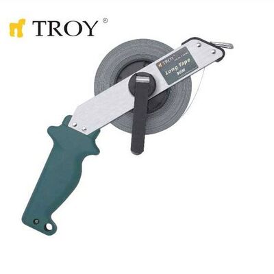 TROY 23155 İskandil Çelik Metre (50m, 13×0.18mm)