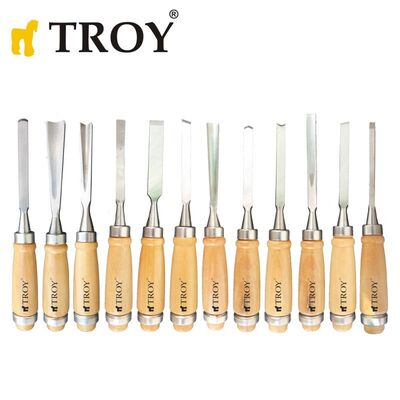 TROY 25004 Ahşap Oyma Seti, 12 Parça