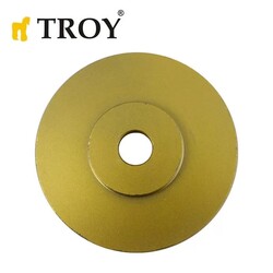 TROY 25074 Avuç Taşlama için Ahşap Aşındırıcı Disk, Toroidal, 125mm - Thumbnail