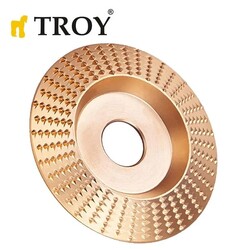 TROY 25076 Avuç Taşlama için Ahşap Aşındırıcı Disk, Trapezoidal, 125mm - Thumbnail