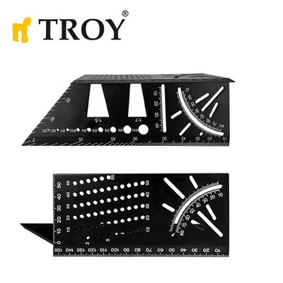 TROY 25901 Alüminyum Kırlangıç Geçme İşaretleme Gönyesi 