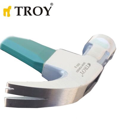 TROY 27247 Fiberglas Saplı Çatal Çekiç (500gr)