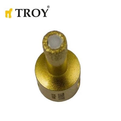 TROY 27450-10 Avuç Taşlamalar için Seramik Kuru Elmas Delici, 10mm