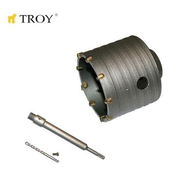 TROY 27462 Elmas Beton Panç (Ø 67mm) + Adaptör (250mm)