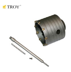 TROY - TROY 27464 Elmas Beton Panç (Ø 73mm) + Adaptör (400mm)