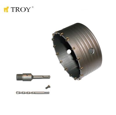 TROY 27469 Elmas Beton Panç (Ø 100mm) + Adaptör (110mm)