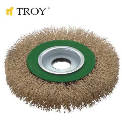 TROY 27704-200 Saçaklı Daire Fırça (200mm)