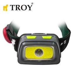 TROY 28202 COB LED Kafa Lambası, 3 Renkli - Thumbnail