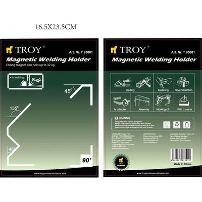 TROY 95001 Mıknatıslı Kaynak Tutucu, 32kg