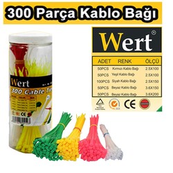 WERT - WERT 2430 Kablo Bağı Seti (300 Parça)