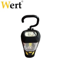 WERT 2612 Pilli Çalışma Lambası, 3W COB LED + 1 LED - Thumbnail