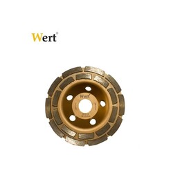 WERT - WERT 2740-115 Elmas Taşlama Diski, Çift Sıra, 115mm